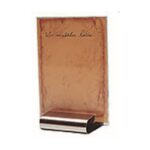 RVS Kaartenhouder, 8 x 7 cm