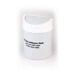 Tafelafvalbakje wit, Ø12 cm