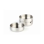 Asbak, mat RVS, Ø8cm