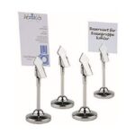 Kaartenhouders RVS, 4-delig