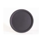 Dienblad "Happy Hour", Ø43 cm, zwart
