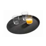 Dienblad "Gastro", Ø27,5 cm, zwart