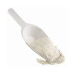 Kunststof meelschep, wit, 35x13 cm