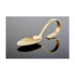 RVS Amuselepel "Classic", gold-look