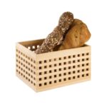 Houten box "Broodstation", 34x26x20cm