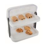 Koelbare dubbele buffetvitrine 8-delig, wit