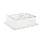 Kunststof deksel, 1/2GN, transparant