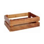 Houten buffetsysteem "Superbox", 29x18,5xH10,5 cm, lichtbrui