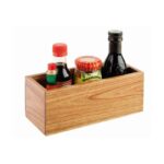 Tafelcaddy, hout, 23x10xH10 cm