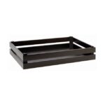 Houten buffetsysteem "Superbox", 55,5x35xH10,5 cm, zwart