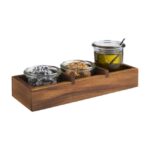 Houten kist Table 3-vaks