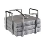 Servettenhouder "Hero" verchroomd 95 servetten