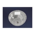 Transparante deksel, Ø14,5 cm, verchroomd greepje