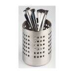 Bestekhouder RVS, Ø12 cm