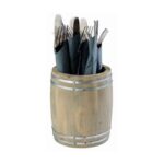 Tafelcaddy "Country Style", hout, Ø11,5 x H14 cm