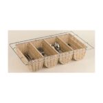 Bestekhouder "Buffet", 1/1 GN, wickerlook, beige
