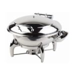 Chafing Dish "Globe", Ø35 cm, RVS deksel