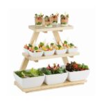 Buffetstandaard "Triangle", ahorn