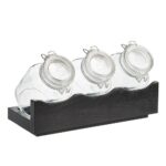 Buffetstandaard "Good Morning", wenge, 4-delig