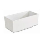Bento Box schaal "Asia Plus", 15,5x9,5xH3 cm, wit