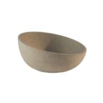 Schaal "Element", beton, Ø22 x H6/10,5 cm