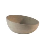 Schaal "Element", beton, Ø29,5 x H8,5/14,5 cm