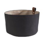 Broodmand synthetisch zwart/beige