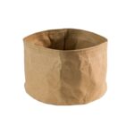 Kraftpapier broodmandje "Paperbag", Ø20 x H13 cm, beige
