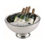 RVS Champagnekoeler, Ø44 x H24 cm