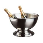 RVS Champagnekoeler, Ø40,5 x H22,5 cm
