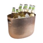 Wijnkoeler gehamert koper 7 liter