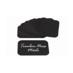 Beschrijvingskaarten, set van 10, zwart