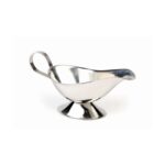 RVS Sauciere, 20x9x10,5 cm, inhoud 0,3 liter