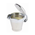 RVS Thermo sauciere, dubbelwandig, 19x12,5x13 cm, inhoud 0,4