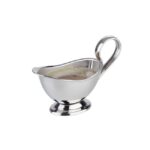 RVS Sauciere, 13x6x9 cm, inhoud 0,10 liter