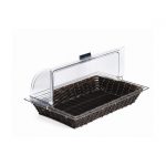 Buffetmand "L", GN 1/1 x H 10 cm, zwart/bruin