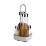 Zout, peper, olie en azijn menage ELEMENT