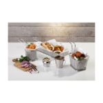 RVS Frietmandje "Snack Holder", Ø9 x H8,5 cm