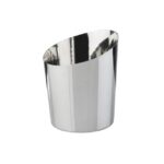 RVS Serveeremmertje "Snack Holder", Ø9,5 x H8,5/11,5 cm