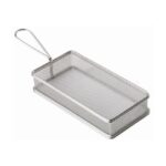 RVS Frietmandje "Snack Holder", 26x13xH5 cm
