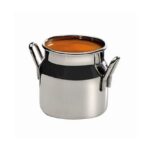 RVS Mini Melkkannetjes "Snack Holder", Ø4,5xH5 cm, set van 4