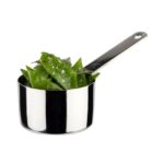 Mini sausserveerpannetje, Ø7 x H4,5 cm, RVS