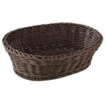 Buffetmand ovaal "Profi Line", 25x19xH6,5 cm, bruin