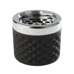 Windasbak, Ø9,5 x H8 cm, zwart