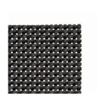 Placemat 45x33 cm, zwart (6 stuks)