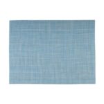 Placemat 45x33 cm, blauw/wit (6 stuks)