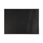 Placemat - KUNSTLEDER - zwart, (6 stuks)