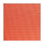 Placemat oranje, fijne band, 45x33 cm (6 stuks)