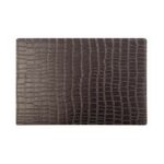 Placemat "Croco", 45x30 cm, bruin (6 stuks)