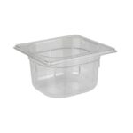 Kunststof GN container 1/6GN, 200mm diep (PC)